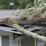 Repair of storm damage roof