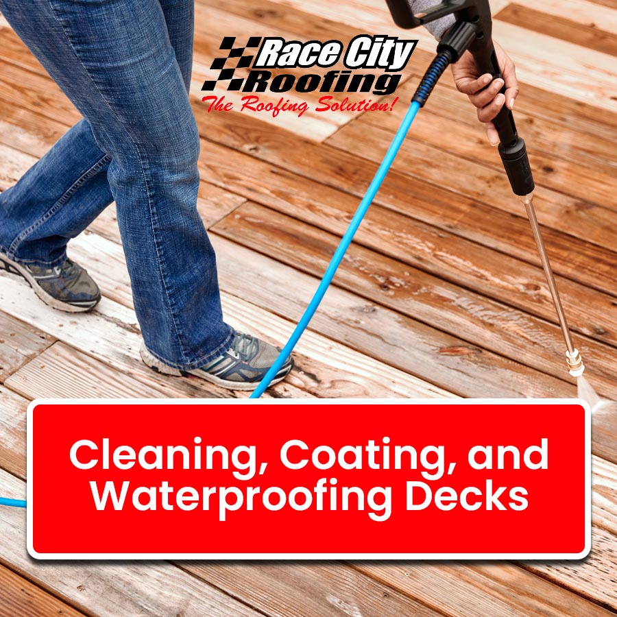 Cleaning, Coating, and Waterproofing Decks 