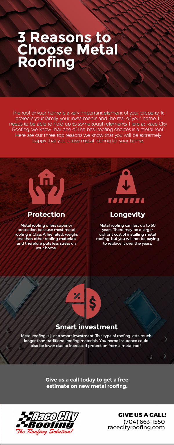 3 Reasons to Choose Metal Roofing [infographic]