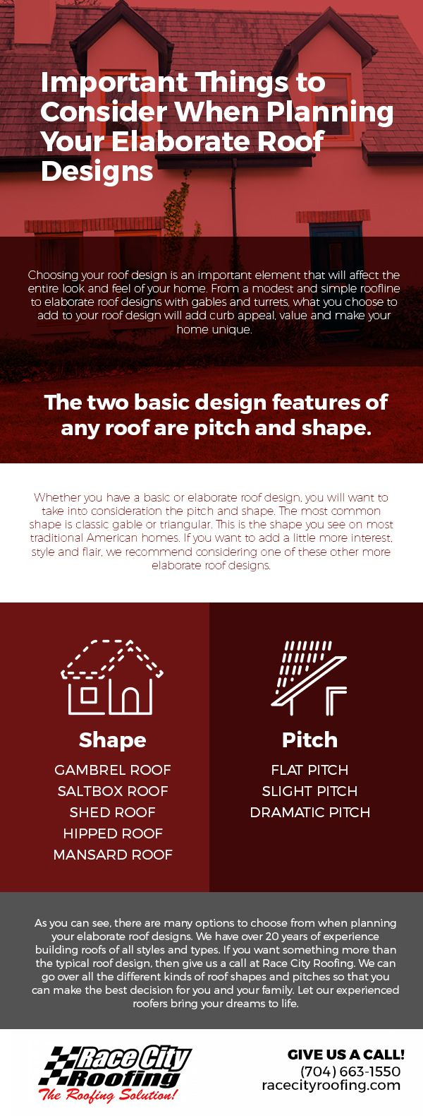 Important Things to Consider When Planning Your Elaborate Roof Designs [infographic]