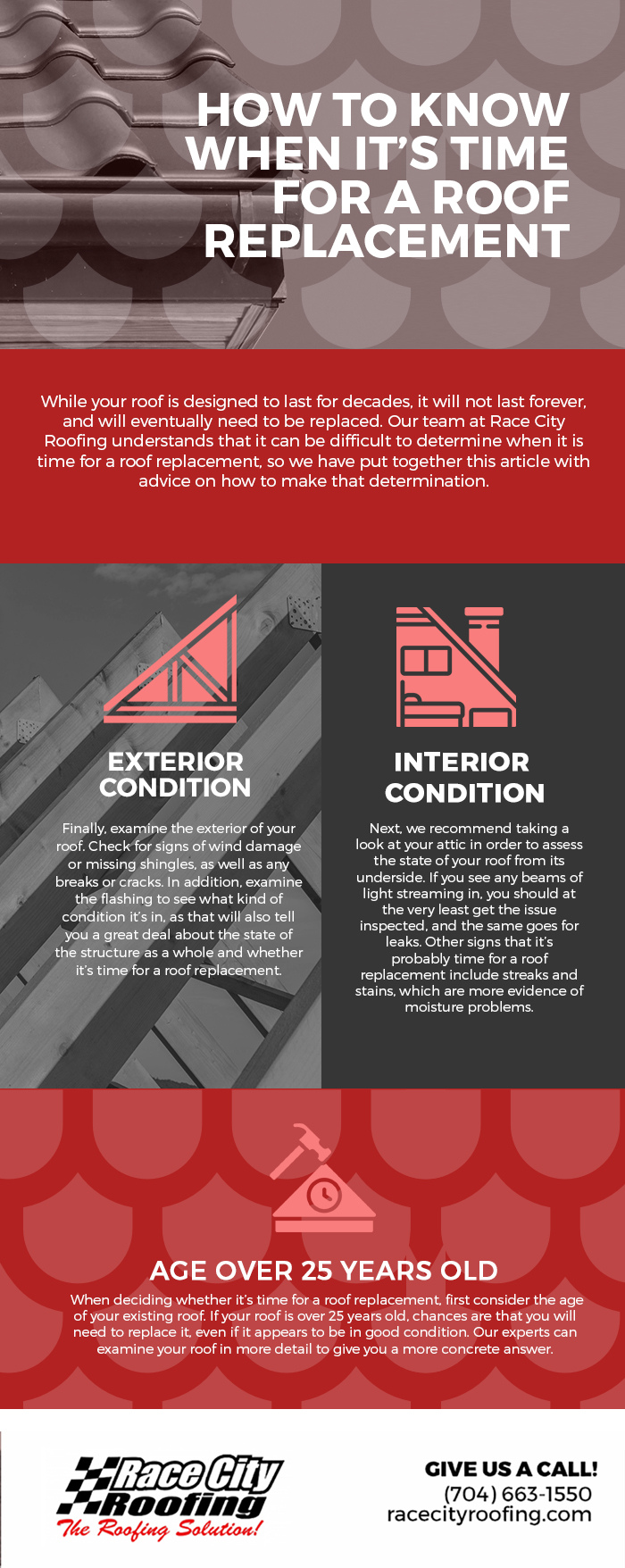 How to Know When it’s Time for a Roof Replacement [infographic]