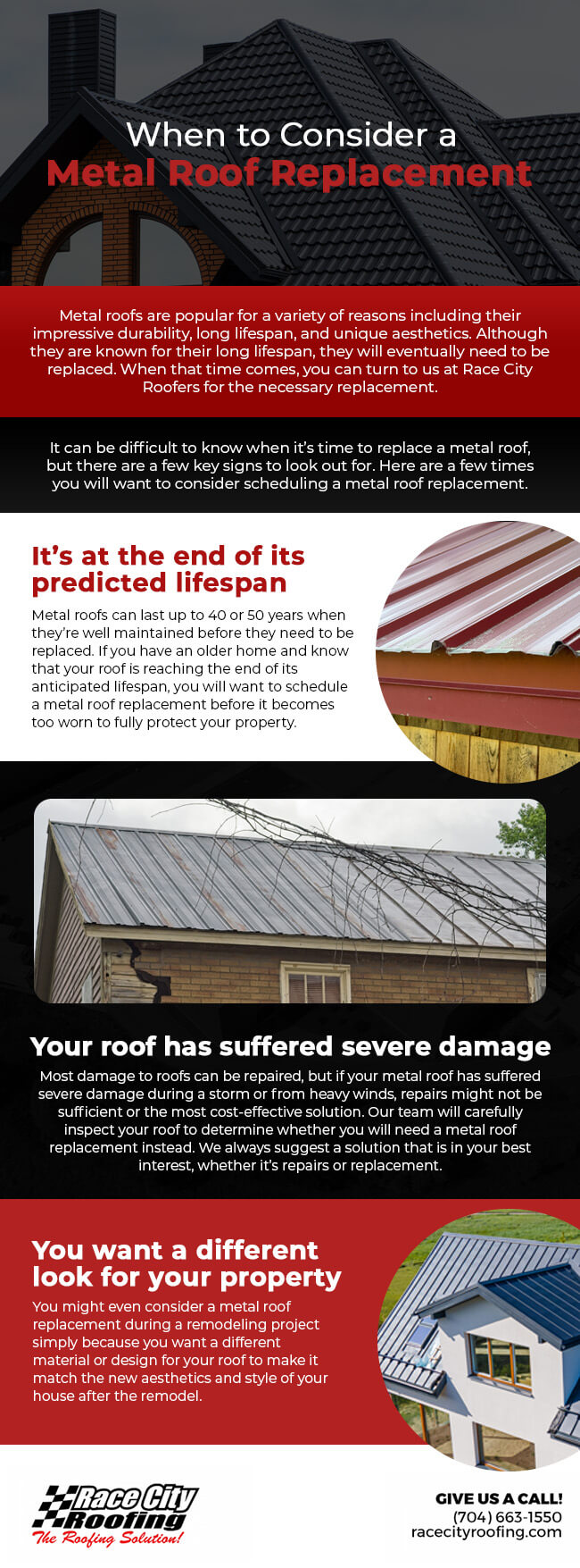 When to Consider a Metal Roof Replacement